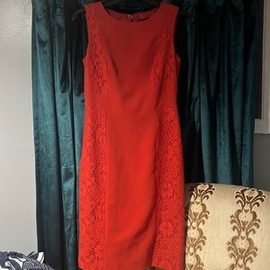 Adrianna Papell dress burnt orange
